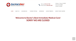 Desktop Screenshot of doctorsbestimmediatecare.com